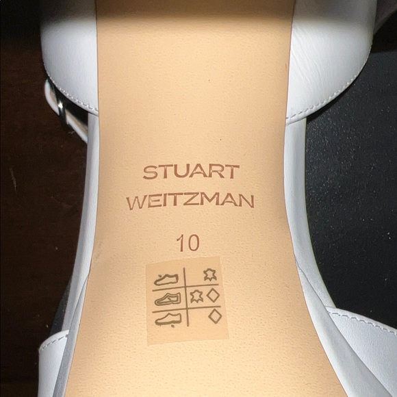 Stuart Weitzman White Platform Sandals - Picture 5 of 9